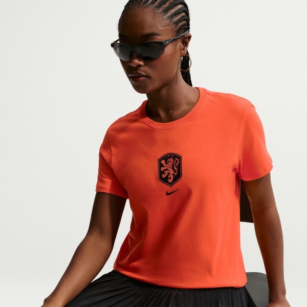 Netherlands National Team Nike WoCrest T-Shirt - Orange