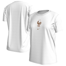 Женская Футболка France National Team Nike Crest - White