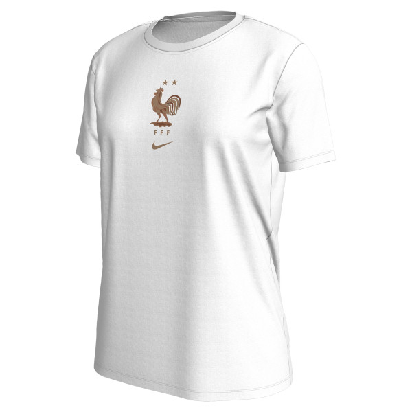 Женская Футболка France National Team Nike Crest - White