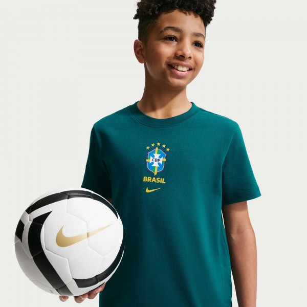Подростковая Brazil National Team Nike Crest T-Shirt - Green