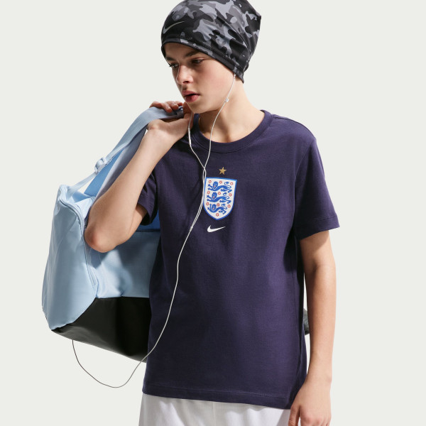 Подростковая England National Team Nike Crest T-Shirt - Navy