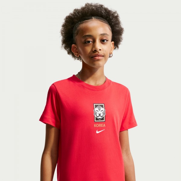 Подростковая South Korea National Team Nike Crest T-Shirt - Red