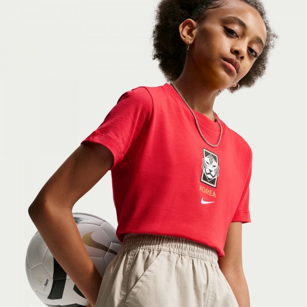 Подростковая South Korea National Team Nike Crest T-Shirt - Red
