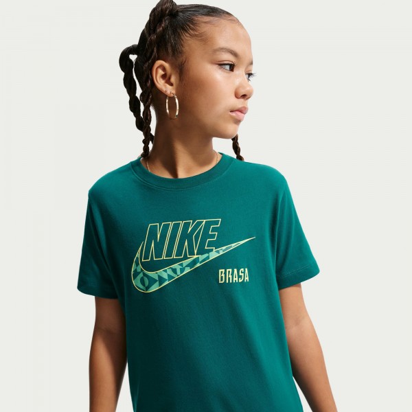 Подростковая Brazil National Team Nike Futura T-Shirt - Green
