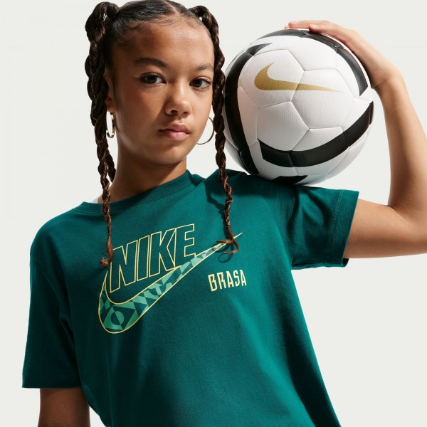 Подростковая Brazil National Team Nike Futura T-Shirt - Green