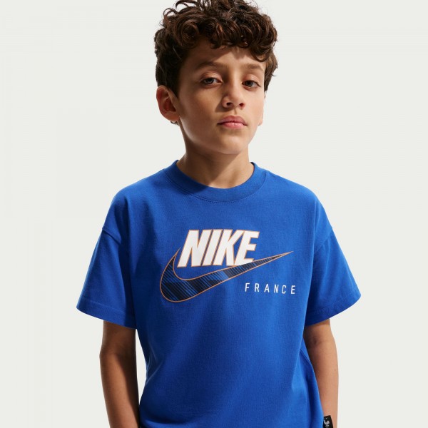 Подростковая France National Team Nike Futura T-Shirt - Blue