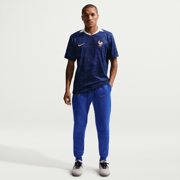 France National Team Nike Tech Fleece Joggers - Blue