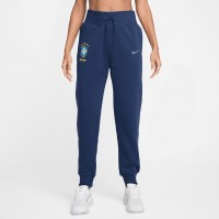 Brazil National Team Nike WoPhoenix Fleece High-Waisted Pants - Blue