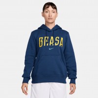 Brazil National Team Nike WoPhoenix Fleece Hoodie - Blue