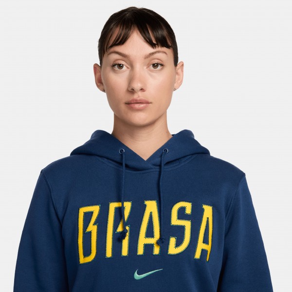 Brazil National Team Nike WoPhoenix Fleece Hoodie - Blue