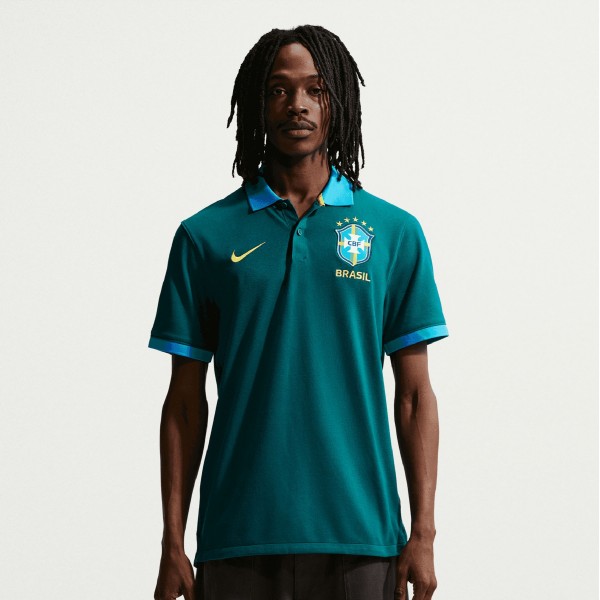 Brazil National Team Nike Dri-FIT Polo - Green