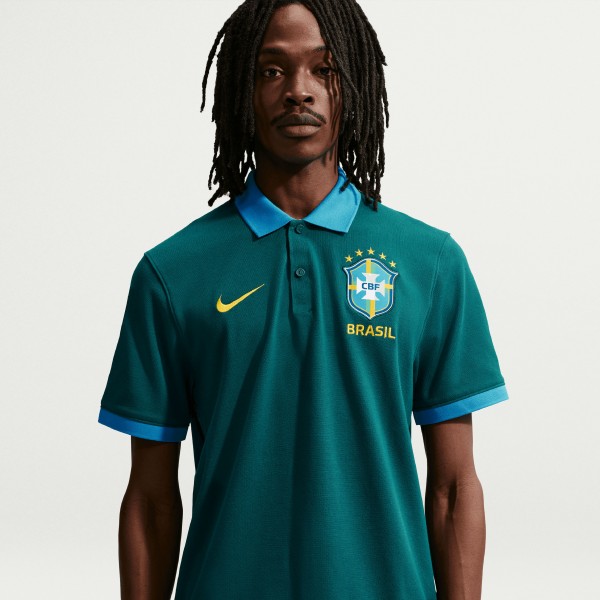 Brazil National Team Nike Dri-FIT Polo - Green