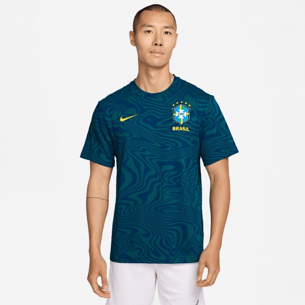 Brazil National Team Nike 2026 Primary Statement Dri-FIT T-Shirt - Teal