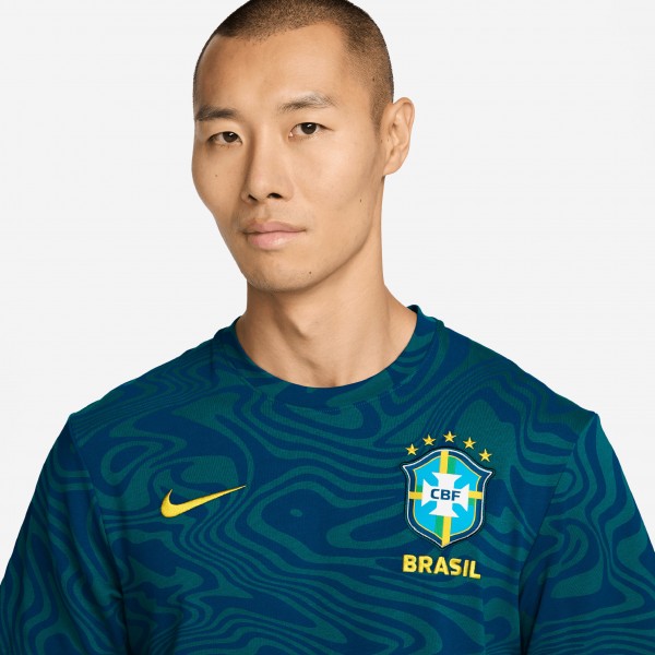Brazil National Team Nike 2026 Primary Statement Dri-FIT T-Shirt - Teal