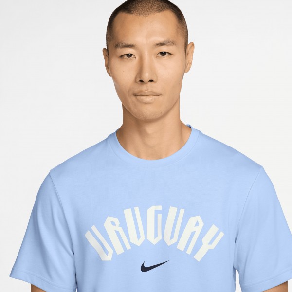 Uruguay National Team Nike 2026 Primary Statement Dri-FIT T-Shirt - Light Blue