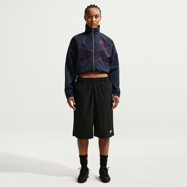 USMNT Nike WoWindrunner UV Woven Full-Zip Jacket - Navy