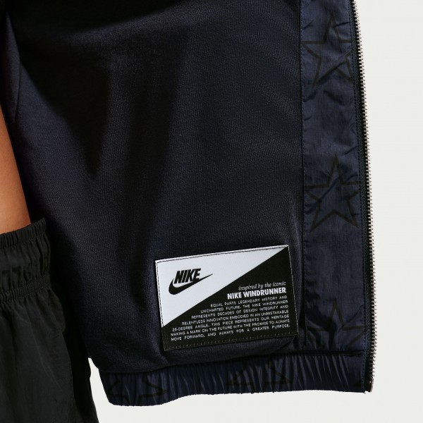 USMNT Nike WoWindrunner UV Woven Full-Zip Jacket - Navy