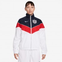 England National Team Nike WoWindrunner UV Woven Full-Zip Jacket - White