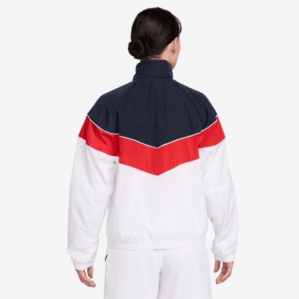 England National Team Nike WoWindrunner UV Woven Full-Zip Jacket - White