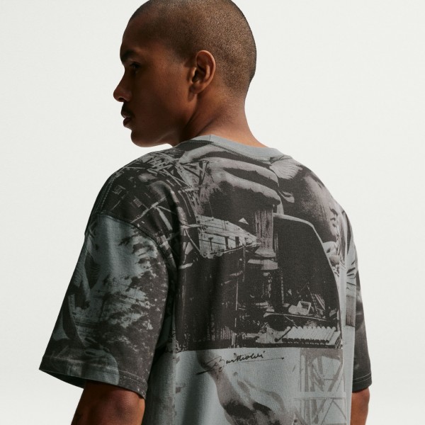 France National Team Nike Allover Print T-Shirt - Gray