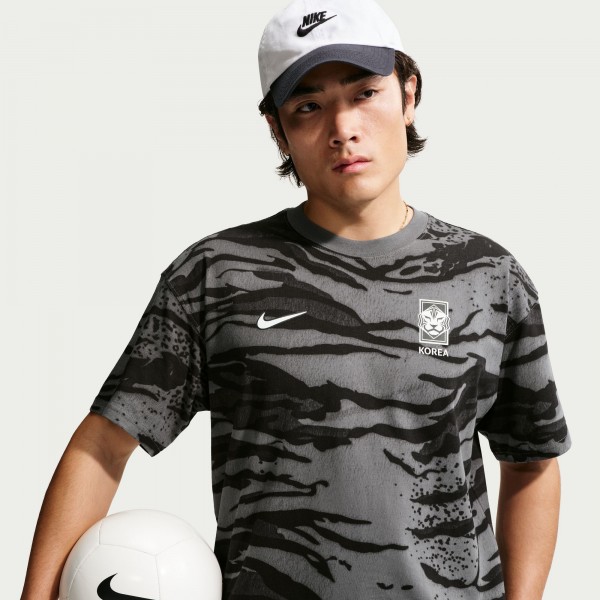 South Korea National Team Nike Allover Print T-Shirt - Gray