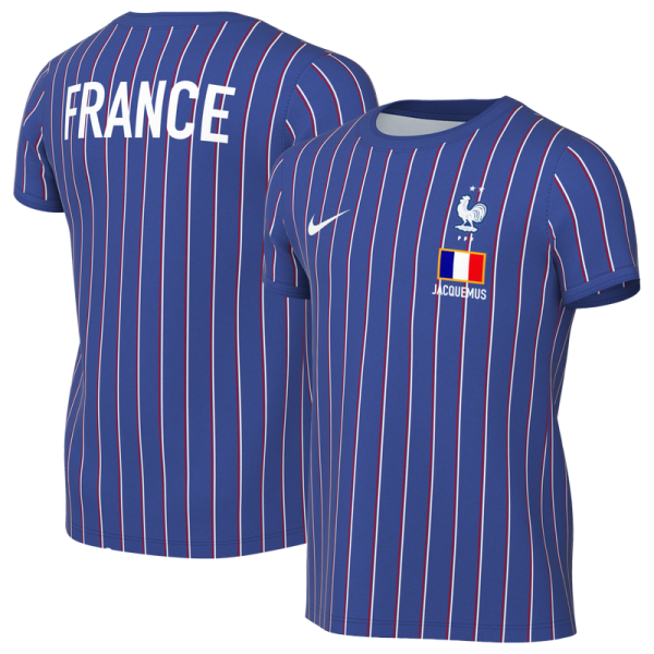 Подростковая France National Team x Jacquemus Nike 2026 Dri-FIT Pre-Match Top - Blue