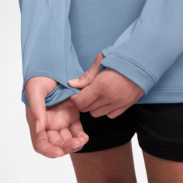 Подростковая England National Team Nike 2026 Strike Dri-FIT Long Sleeve Quarter-Zip Drill Top - Blue