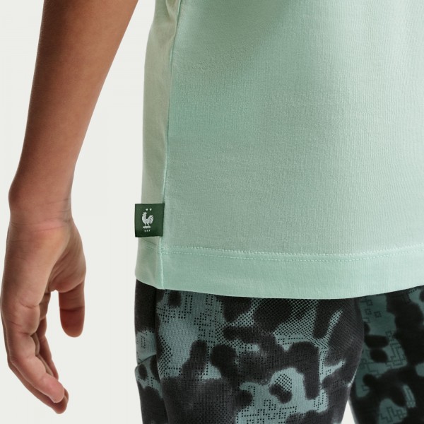 Подростковая France National Team Nike Wordmark T-Shirt - Green