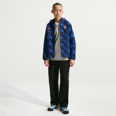 Подростковая France National Team Nike Tech Woven Full-Zip Hooded Jacket - Blue