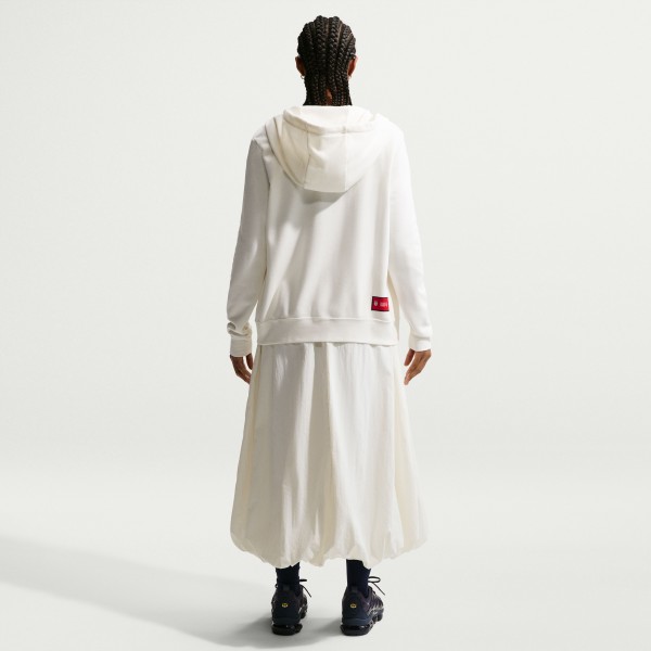 USMNT Nike WoClub Fleece Full-Zip Hoodie - White