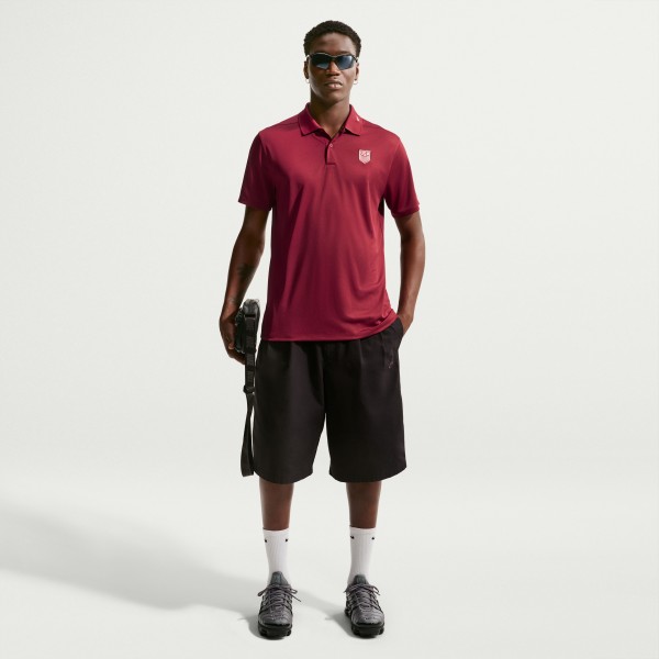 USMNT Nike Dri-FIT Victory Solid Polo - Red