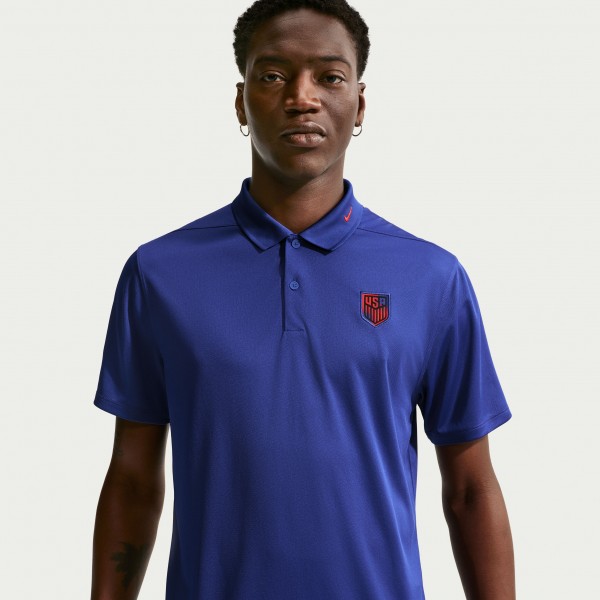 USMNT Nike Dri-FIT Victory Solid Polo - Royal
