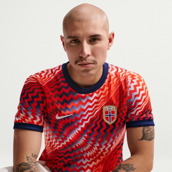 Norway National Team Nike 2026 Academy Pro Pre-Match Top - Orange