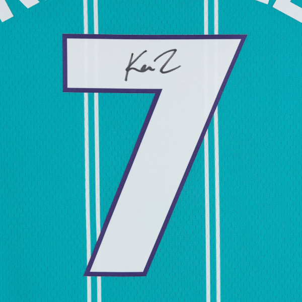 Джерси с автографом Kon Knueppel Charlotte Hornets Fanatics Authentic Teal Jordan Brand Icon Edition Swingman