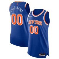 Именная джерси New York Knicks Nike Blue Authentic - Icon Edition