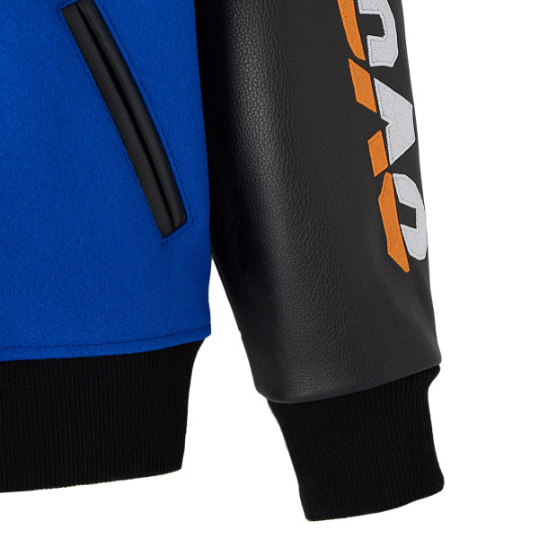 Куртка New York Knicks OVO x NBA Blue Full-Snap Varsity
