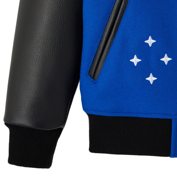 Куртка New York Knicks OVO x NBA Blue Full-Snap Varsity