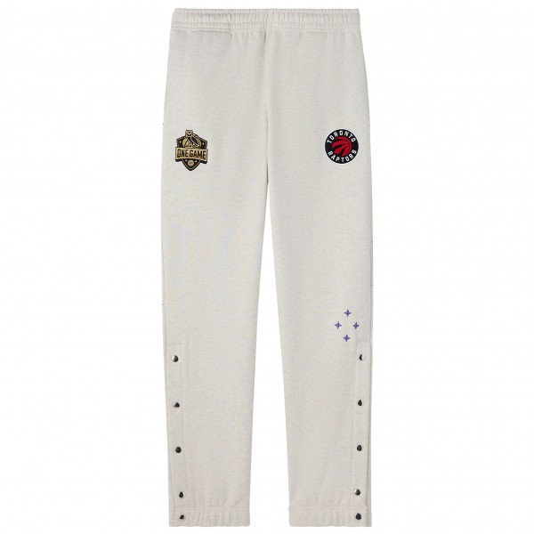 Toronto Raptors OVO x NBA Gray Snap Sweatpants