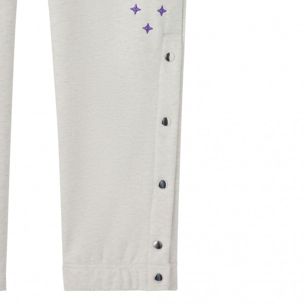 Toronto Raptors OVO x NBA Gray Snap Sweatpants