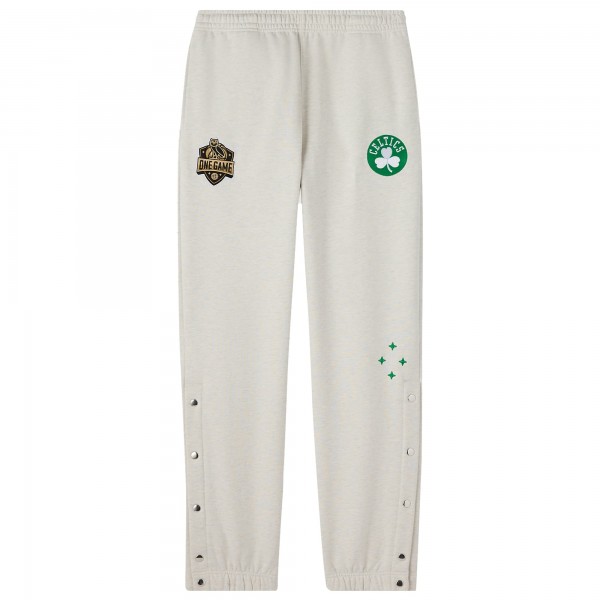 Boston Celtics OVO x NBA Gray Snap Sweatpants