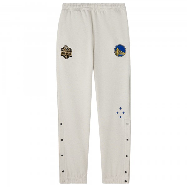 Golden State Warriors OVO x NBA Gray Snap Sweatpants