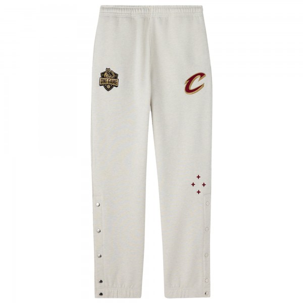 Cleveland Cavaliers OVO x NBA Gray Snap Sweatpants