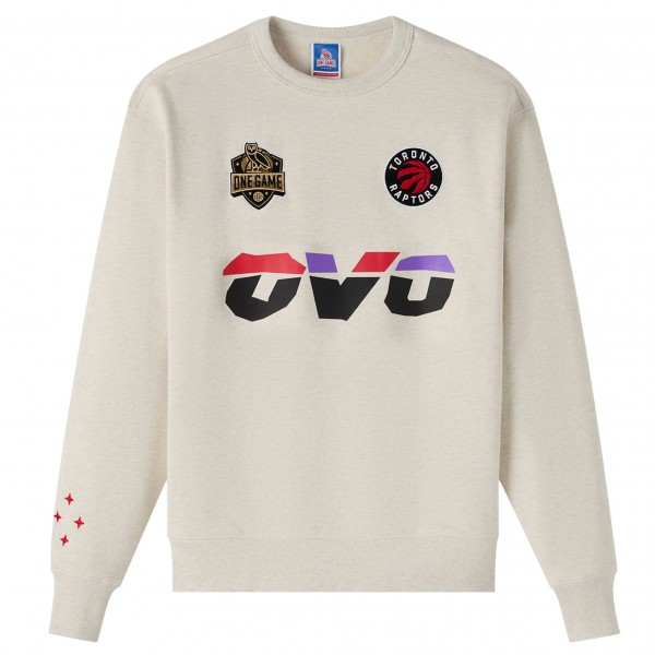 Toronto Raptors OVO x NBA Natural Fleece Sweatshirt