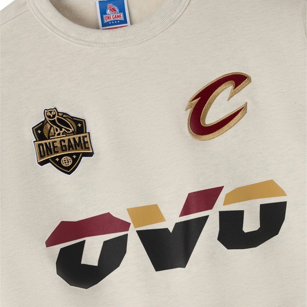 Cleveland Cavaliers OVO x NBA Natural Fleece Sweatshirt