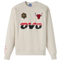Кофта Chicago Bulls OVO x NBA Natural Fleece
