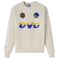 Golden State Warriors OVO x NBA Natural Fleece Sweatshirt