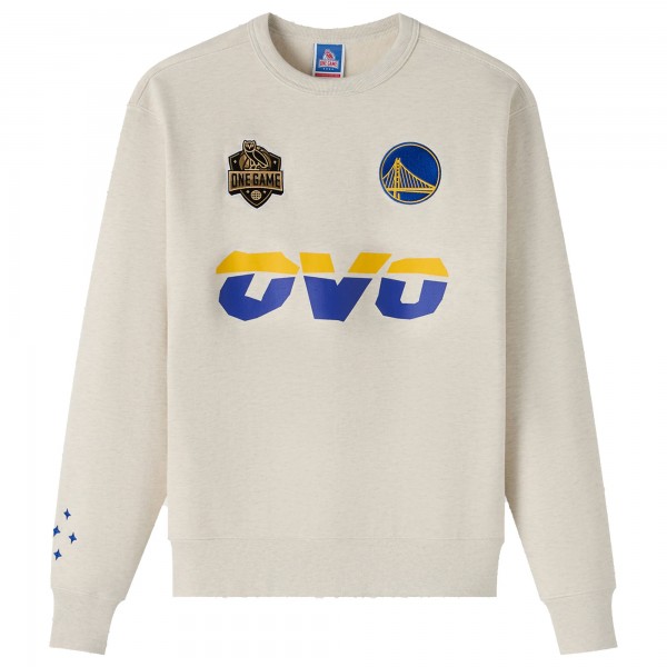Golden State Warriors OVO x NBA Natural Fleece Sweatshirt