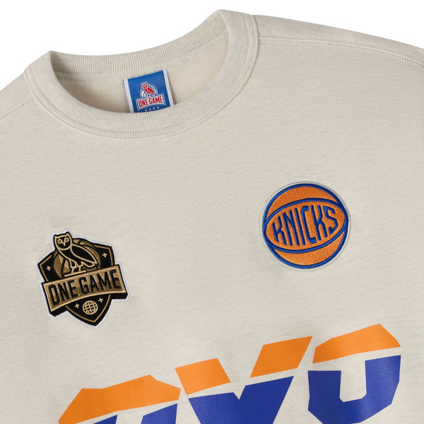 Свитшот New York Knicks OVO x NBA Natural Fleece