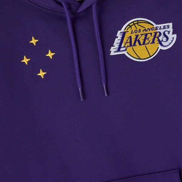 Толстовка Los Angeles Lakers OVO x NBA Purple Fleece