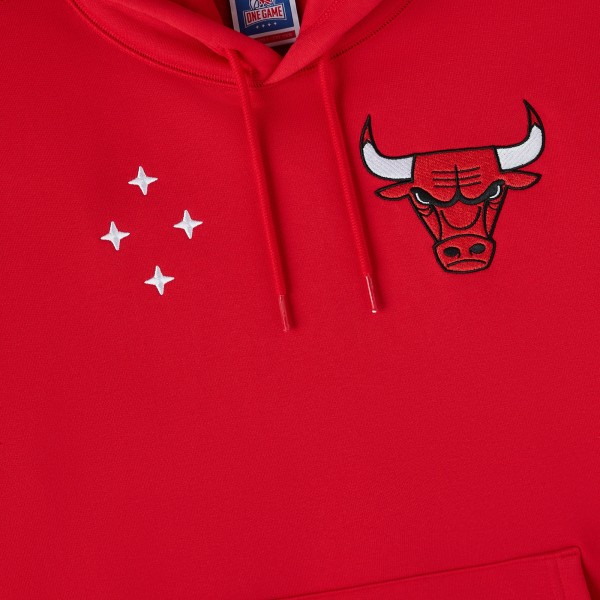 Толстовка Chicago Bulls OVO x NBA Red Fleece